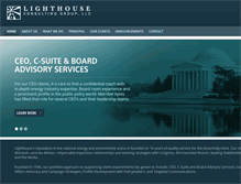 Tablet Screenshot of lighthouseconsultinggrp.com